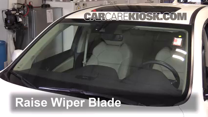 2016 Acura MDX SH-AWD 3.5L V6 Escobillas de limpiaparabrisas delantero Cambiar escobillas de limpiaparabrisas